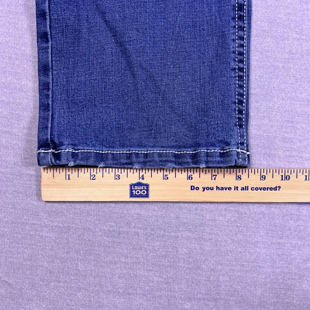 TK Axel Men Slim Boot Cut Jeans Blue‎ Denim Size 34x30 Stretch RN138823